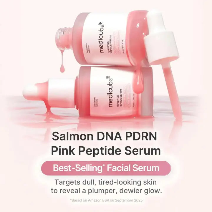 Medicube - PDRN Pink Peptide Serum (30ml) - Rigenerante e Illiminante