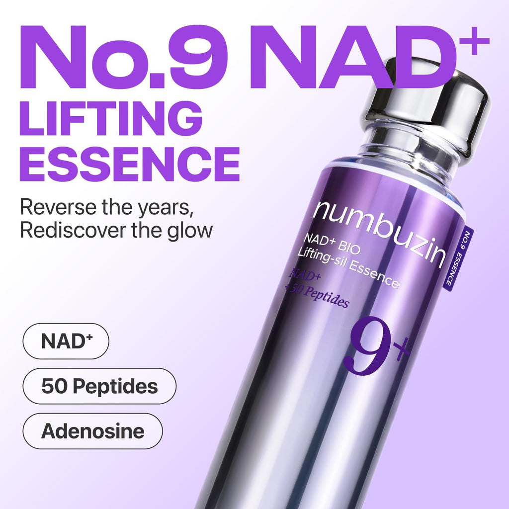 Numbuzin – No.9+ NAD BIO Lifting-sil Essence Rimpolpante e Rigenerante | 50ml