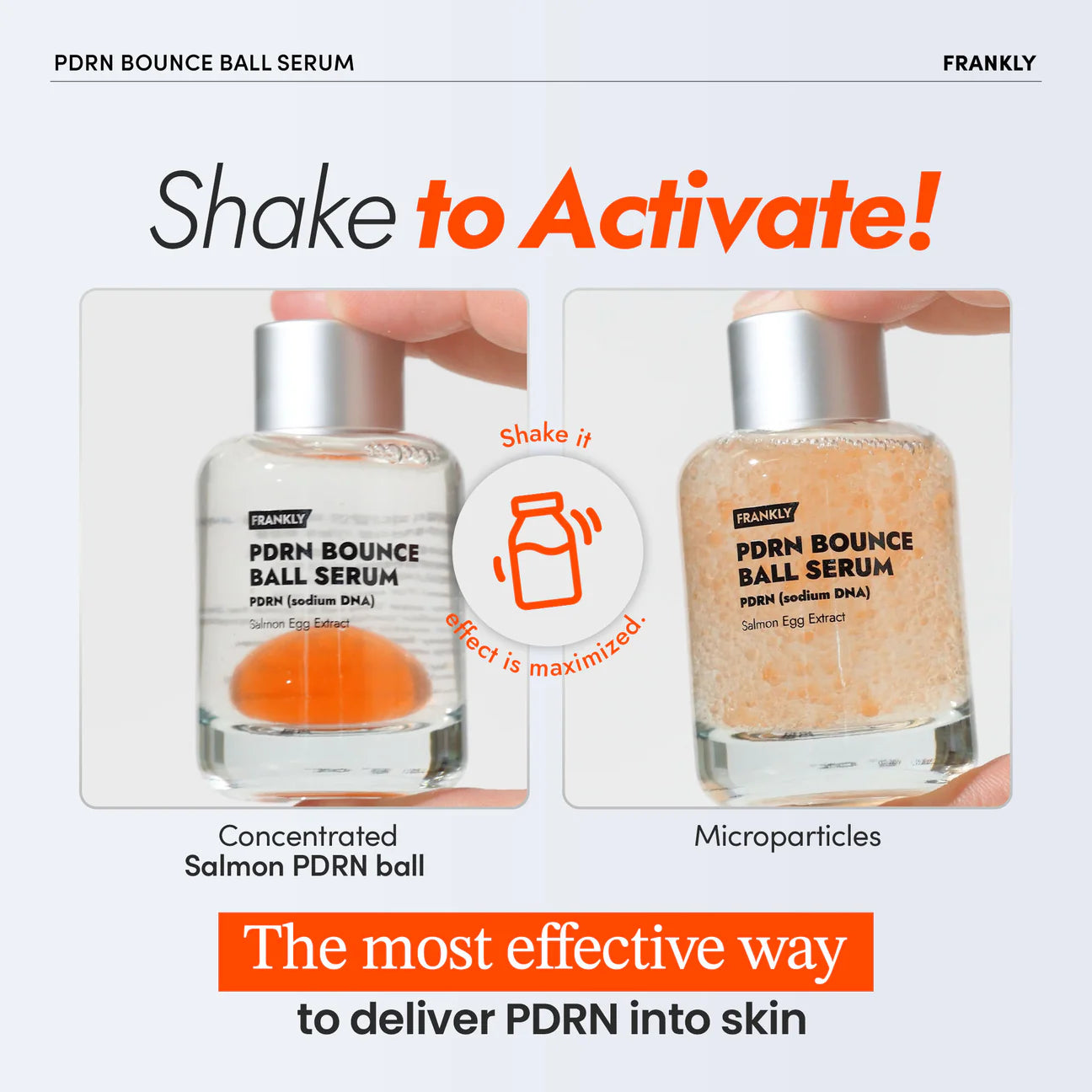 FRANKLY – PDRN Bounce Ball Serum, 30ml
