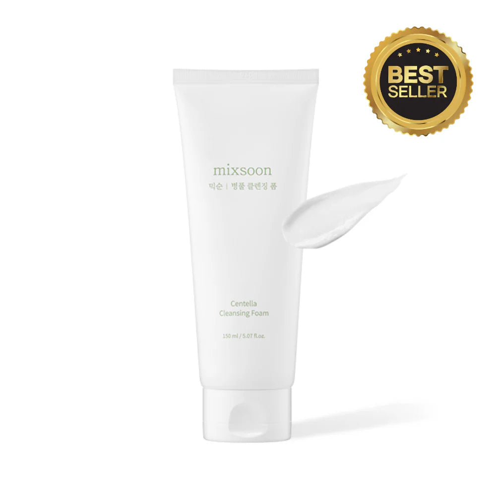 Mixsoon Centella Cleansing Foam – Detergente Viso Lenitivo alla Centella Asiatica (150ml)