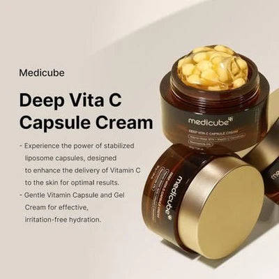 Medicube - Deep Vita C Capsule Cream (55g) - Illuminante e Antimacchie